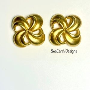Vintage Bow Earrings